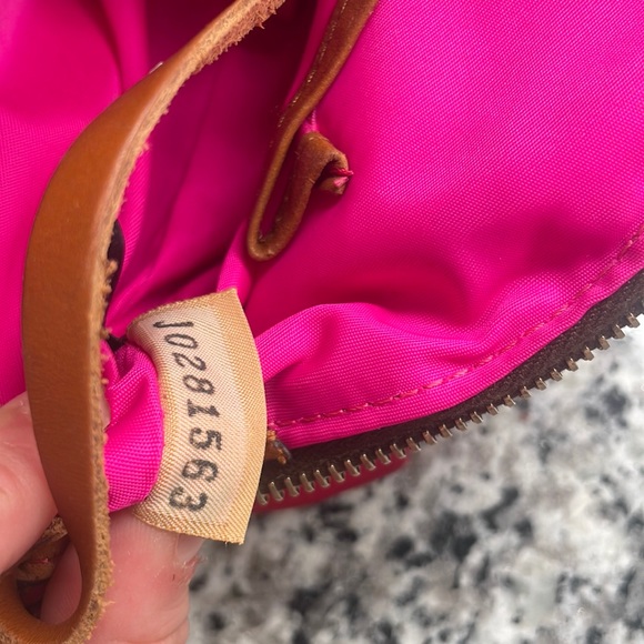Dooney & Bourke Red Nylon Mini Tote with Leather Trim, Leather Trim, Vintage❤️ - Picture 8 of 10